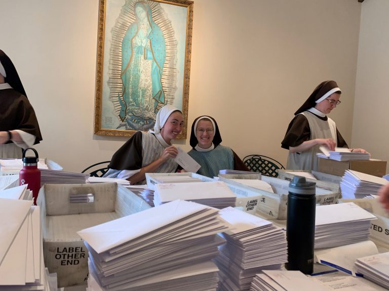 Mailing Day at Casa Maria
